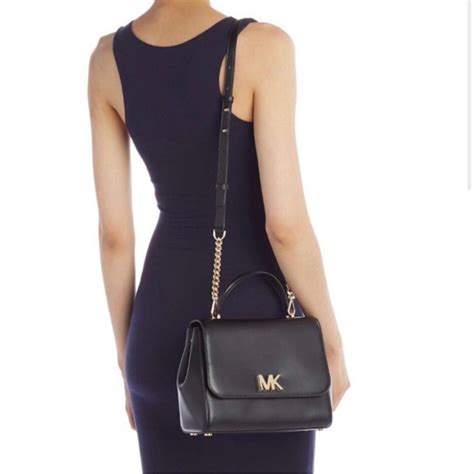 michael michael kors mott medium leather crossbody|mk crossbody on sale.